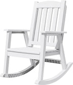 Devoko PP Material Rocking Chair Outdoor Indoor All Weather High Back Patio by DEVOKO