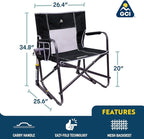 GCI Outdoor Freestyle Rocker XL Portable Folding Rocking Chair and Outdoor - Image 2