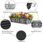 4 Pack 24 Inch Window Boxes Planter - Image 3