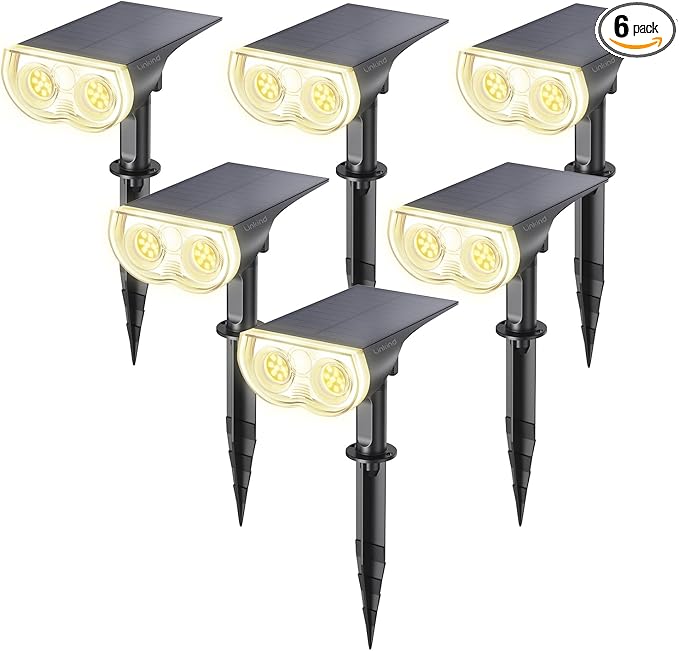 Linkind Solar Lights Outdoor Waterproof IP65, StarRay Dusk-to-Dawn Outdoor by Linkind