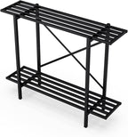 Zhongma 2 Tier Metal Sturdy Heavy Plant Stand, Narrow Plant Stand Indoor and - Image 4