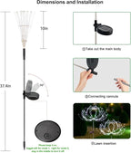 Solar Garden Lights Outdoor Waterproof, 2 Pack 120 LED Solar Firework Lights - Image 6