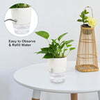 ShineMe Self Watering Pots, 5 Pack Self Watering Planters - Image 3
