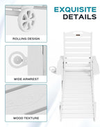 Ciokea Lounge Chair Outdoor, Oversized Chaise Lounge Chair - Image 5