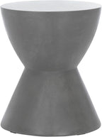 Safavieh Outdoor Collection Athena Modern Concrete Dark Grey Round 17.7-inch by SAFAVIEH