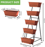 5 Tier Vertical Raised Garden Bed Planter Box, Vertical Raised Bed - Image 2