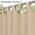 NICETOWN 2 Panels Outdoor Curtainss - Image 3
