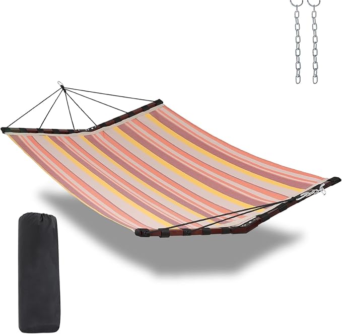 TegerDeger 12FT 2 Person Hammock Large Hammock Quick Dry 450LB Capacity by Tegerdeger