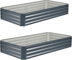 ZORMY 2Pack 6×3×1ft Galvanized Raised Garden Bed Kit, Metal Planter Boxes - Image 9