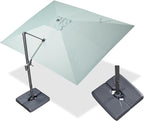 PURPLE LEAF 10' X 13' Rectangle Cantilever Umbrella by Unknown