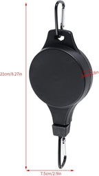 6pcs Plant Pulley Retractable Hanger Easy Reach Plant Pulley Adjustable Height - Image 2