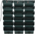 18 Pots Self-Watering Vertical Garden Planter Wall Mounted, by Fichiouy