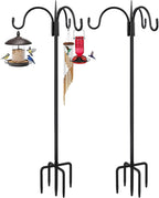 FEED GARDEN [Upgrade Version 76 Inch Three Shepherd Hooks by FEEDGARDEN