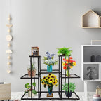 MTB Garden 3 Tier 8 Potted Metal Large Plant Stand - Image 3