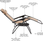Set of 2 Zero Gravity Chairs Lounge Chair - Image 7