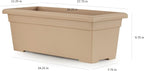 The HC Companies 28 Inch Romana Planter Box - Image 4