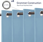 PureFit Outdoor Curtains for Patio Waterproof Weatherproof, UV Resistant - Image 4