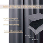 NICETOWN Outdoor Curtains for Patio W100 x L108 inch 2 Pieces, Sun Blocking - Image 5