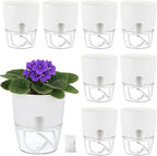 Planterhoma 8 Pack Self Watering Pots by Planterhoma