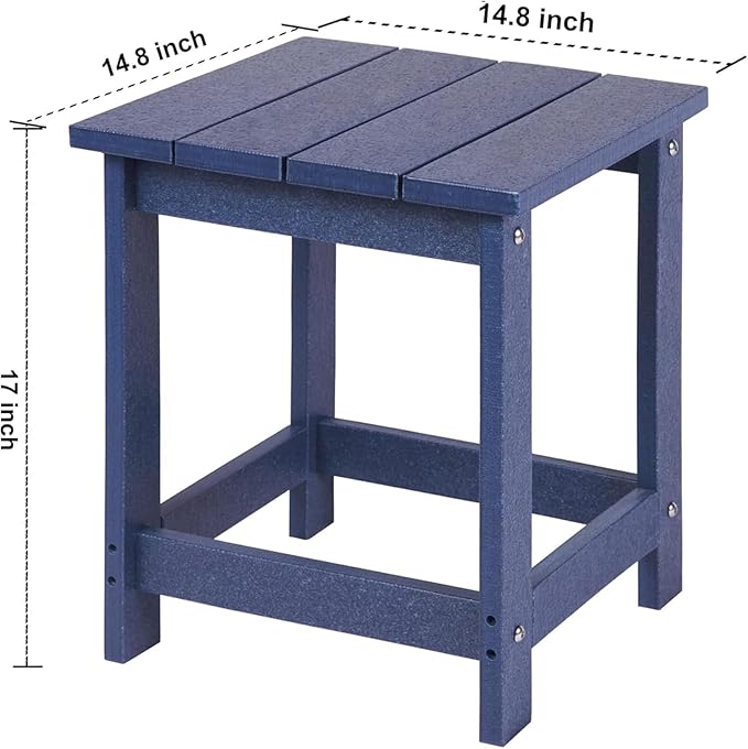LZRS Adirondack Square Outdoor Side Table - Image 3