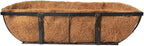 bboUod 2 pcs Garden Coconut Planter Liners Preformed Window Box Liners Natural - Image 5