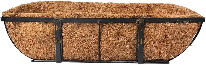2pcs 48" Garden Coconut Planter Liners Preformed Window Box Liners Natural - Image 5