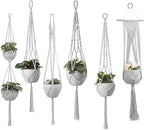Plant Hanger Indoor, Macrame Plant Hangers Indoor Macrame Hanging Planters by Feedee