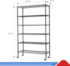 BestOffice | 6-Tier Wire Storage Shelves - Image 3