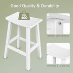 Outdoor Bar Stools Set of 2, Waterproof Barstools, - Image 5