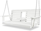 Poly Lumber 3-Seat Porch Swing, HIPS 5-Feet Bench Swing by Mosbrisa