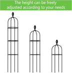 2 Pack 5Ft Tall Garden Obelisk Trellis - Image 4