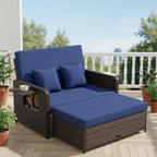 Tangkula Patio Rattan Daybed - Image 2