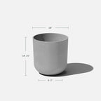 Veradek Round Lima Plastic Planter Pots - Image 3