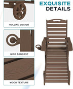 Ciokea Lounge Chair Outdoor, Oversized Chaise Lounge Chair - Image 5