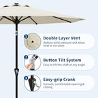 Garvee 10FT Patio Umbrella - Image 4