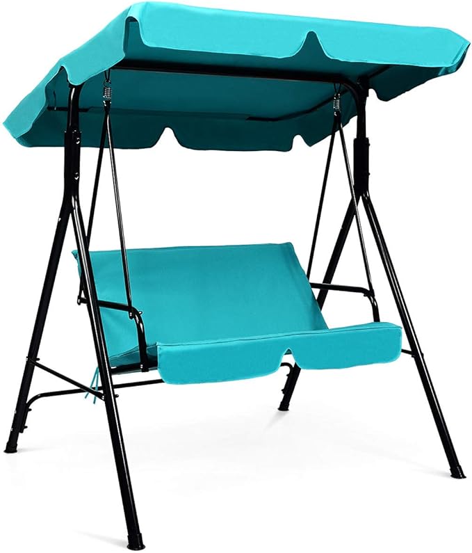 Tangkula 2 Person Porch Swing, Outdoor Swing by TANGKULA