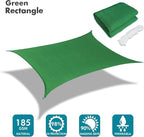 KANAGAWA 12'X22' Dark Green Custom Size Sun Shade Sail Rectangle UV Block - Image 2