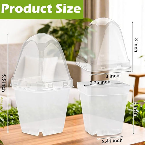 2.7 Inch Square Nursery Pots - Image 2