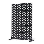 VEVOR Metal Privacy Screen, Outdoor Privacy Screens 5-Panel, Freestanding by VEVOR