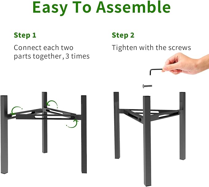 Airpark Plant Stand Indoor, Adjustable Metal Modern Plant Stands, Heavy Duty - Image 6