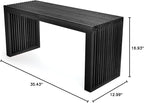 Bamboo Dining Bench, 35 inch Farmhouse Decor Indoor Kitchen Table Bench - Image 3