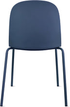 2xhome Parent Modern Stackable Armless Dining Chair | Plastic Shell Seat - Image 7