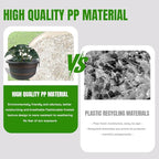 4 Pack 12 Inch Large Plant Pots, Plastic Flower Pot - Image 3