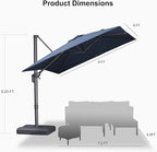 PURPLE LEAF 8 FT Outdoor Umbrella - Image 9