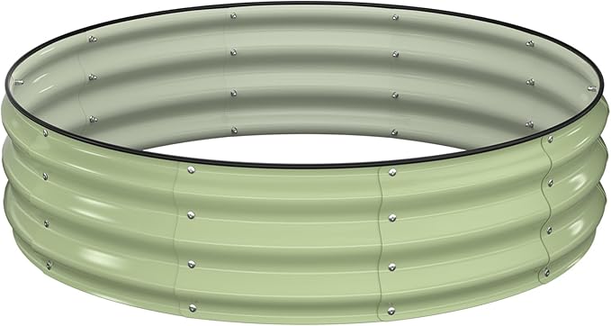 Raised Garden Bed Kit, Large Metal Raised Beds by Winpull