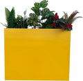 38" L x 13" W x 30" H Metal Tall Rectangular Planter by MinCHI257