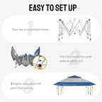 CROWN SHADES 13x13 Pop Up Gazebo, Canopy Tent, Gazebos on Clearance - Image 4