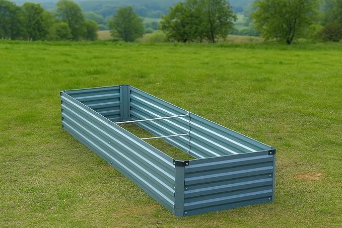 2 Pack 6x1.5x1FT Galvanized Raised Garden Beds Kit Outdoor Metal Gardening - Image 5