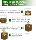 JJGoo Potato Grow Bags, 3 Pack 10 Gallon - Image 6