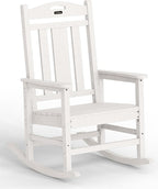Ciokea Oversized Outdoor Rocking Chair, 380lbs Heavy-Duty Large Patio Rocker by CIOKEA